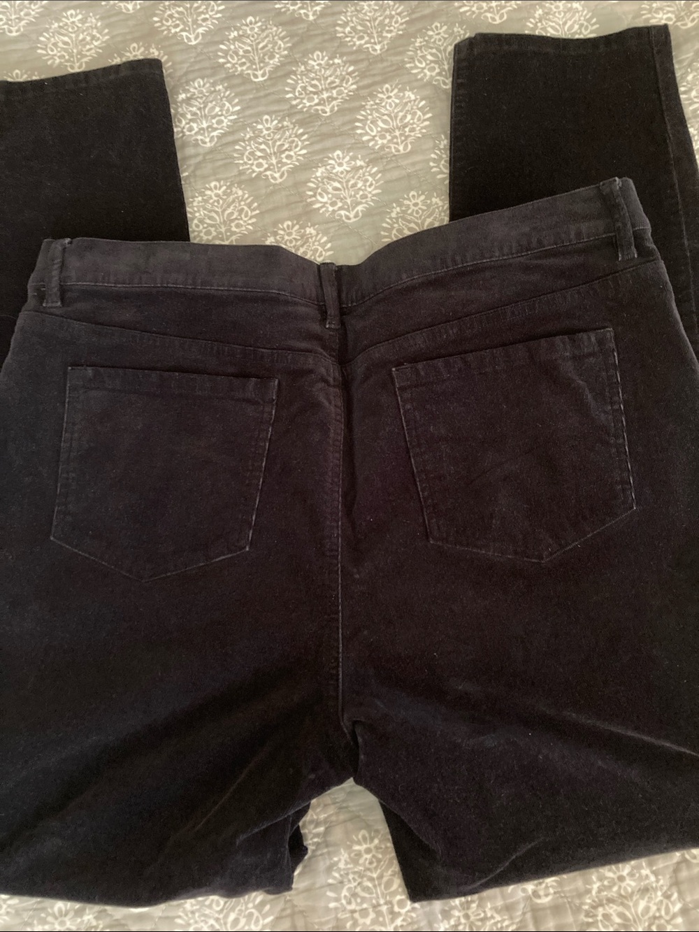 EUC J Jill black pull on corduroy pants size L - Picture 5 of 6